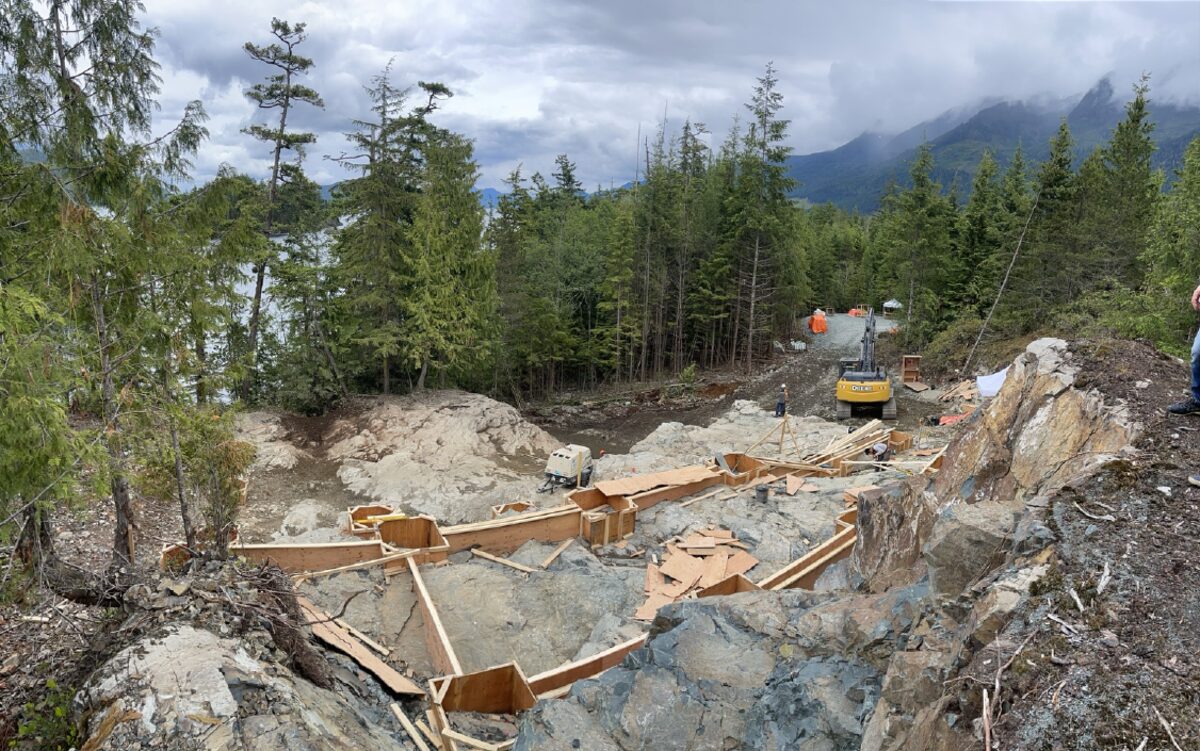 Foundation excavation