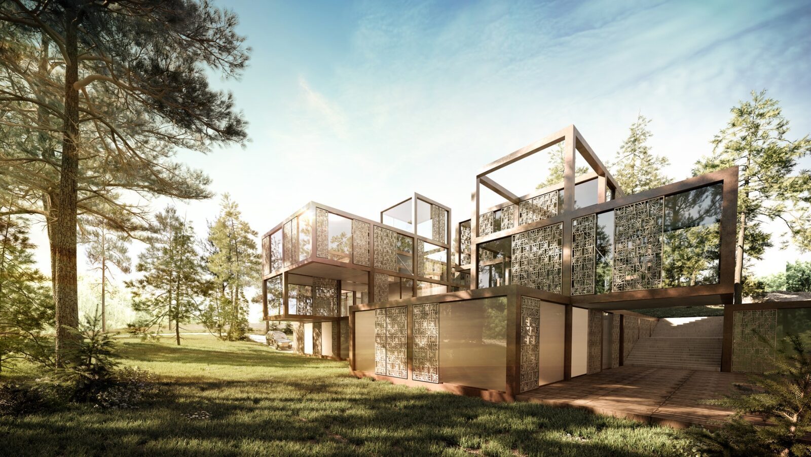 Helmcken residence architectural render